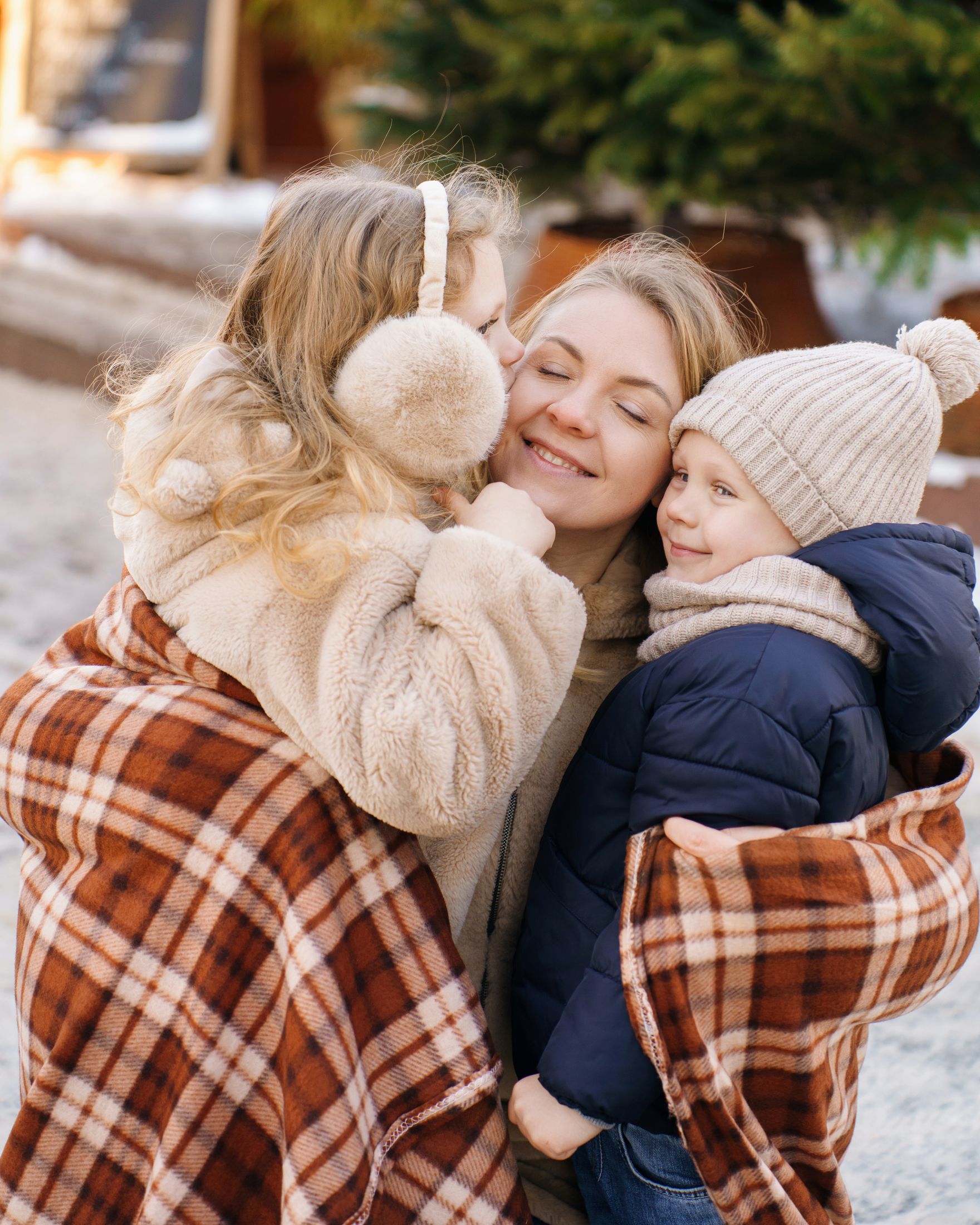 Зимова сімейна фотосесія Київ